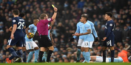 Referee bottled three clear red cards during Man City’s fiery win over Spurs