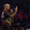 South African darts player steals the Ally Pally show with slick dance moves during walk-on