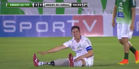 WATCH: Chapecoense crash survivor jokingly fakes injury in friendly match