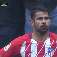 Atletico Madrid striker Diego Costa marks La Liga return with a goal and a red card