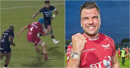 Tadhg Beirne leaves England star Anthony Watson for dead with astonishing step