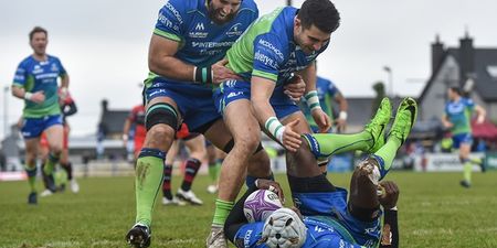 Watch: Adeolokun puts Connacht into Challenge Cup knockout stages with stunning hat-trick