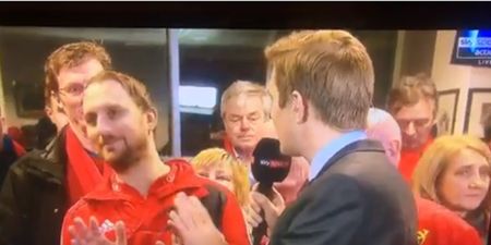 ‘Language my friend, we’re a family show’ – Munster fan swears on live television