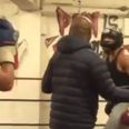 Chris Eubank had to separate son from Ireland sparring partner during heated session