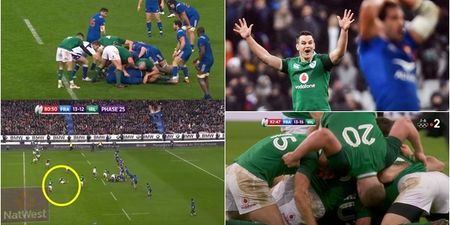 ANALYSIS: Sheer Irish heroics through 41 phases to tee up Sexton’s drop goal