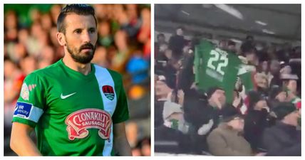 Cork City and Manchester United supporters pay tribute to Liam Miller