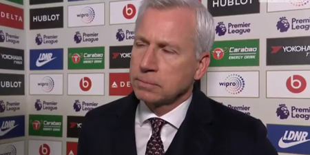 Alan Pardew deserves credit for reaction to one of worst interview questions