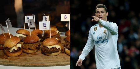 You can buy footballer themed burgers outside the Juventus stadium