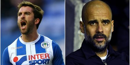 Will Grigg’s fire knocks Man City out of FA Cup and ends quadruple chances