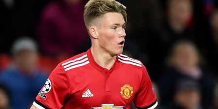 Scott McTominay had Manchester United’s only shot on target against Sevilla