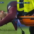 Neymar stretchered off in tears during PSG’s win over Marseille