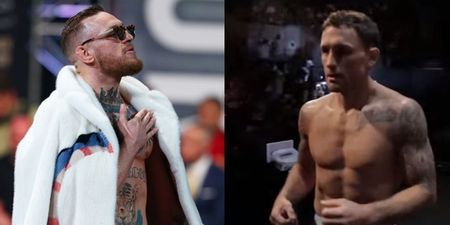 Conor McGregor couldn’t resist commenting on Frankie Edgar’s open workout