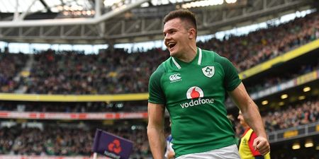 Jacob Stockdale and Rob Kearney top the ratings as Ireland move within one win of a Grand Slam