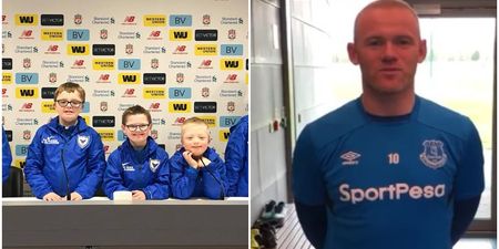 Wayne Rooney sends heartwarming message to Down Syndrome team from Derry