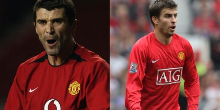 “I nearly shit myself” – Gerard Pique reveals terrifying run-in with Roy Keane at Manchester United