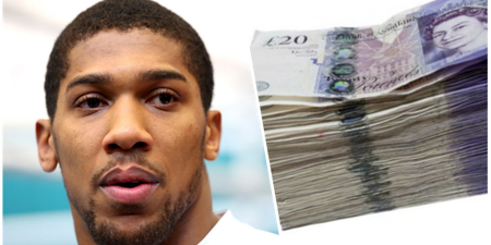 Anthony Joshua cashes in with superb 25/1 bet