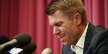An emotional David Warner apologises for his role in the ball-tampering scandal