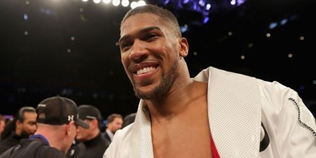 Anthony Joshua references controversial Deontay Wilder comments in post-fight press conference
