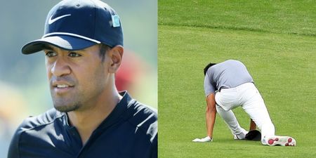 ESPN journalist offers update on Tony Finau after wrecking his ankle during ace celebration at Masters par 3 contest