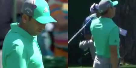WATCH: Defending Masters champion Sergio Garcia dumps FIVE shots into the water