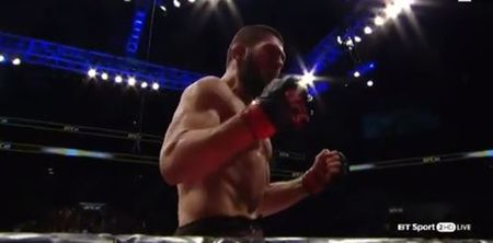 Khabib Nurmagomedov sends Conor McGregor message after winning his belt