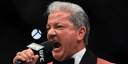Bruce Buffer reacts to Conor McGregor bus incident