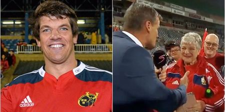 Donncha O’Callaghan’s mammy steals the show on live South African TV after Munster victory