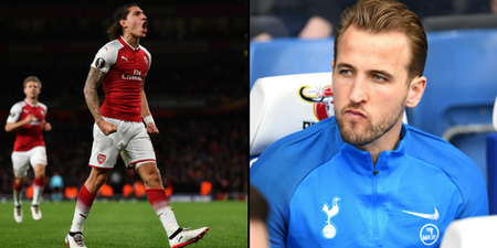 Hector Bellerin needed only five words to rinse Harry Kane over dubious goal controversy