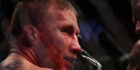 Justin Gaethje’s reaction to getting rocked by Dustin Poirier was pure savagery