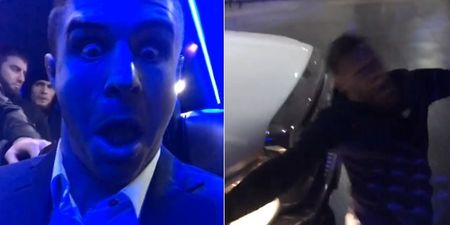 New footage shows Khabib Nurmagomedov’s reaction to seeing Conor McGregor attacking bus