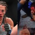 While one former UFC champion receives plaudits for reaction to tough loss, another is being ridiculed for hers