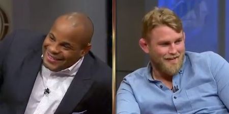 Daniel Cormier’s interview with Alexander Gustafsson got really awkward really quickly