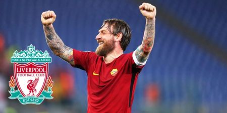 Daniele De Rossi all class with gesture that Liverpool fans will appreciate before game