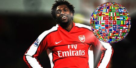 Can you name the international teams these Arsenal players represented?
