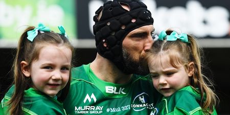 John Muldoon had the Connacht crowd in stitches with two comments in farewell speech