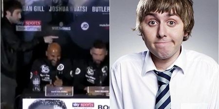 Jay from The Inbetweeners gatecrashes Bellew vs. Haye press conference
