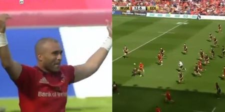 Simon Zebo produces absolutely outrageous assist for Keith Earls in Thomond Park farewell