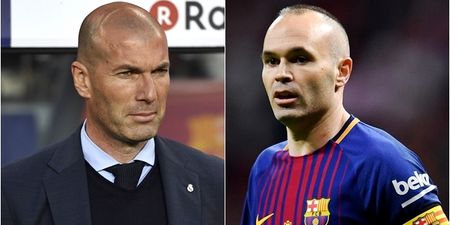 Zinedine Zidane went to impressive lengths to give Andres Iniesta a personal farewell