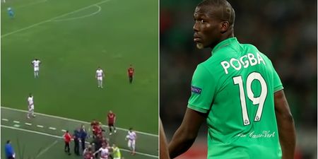 Paul Pogba’s brother dragged away from furious bust-up with several teammates