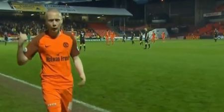 Willo Flood’s manager protects him after red card outburst
