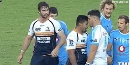 Brumbies hooker receives red card for ‘headbutting’ opponent
