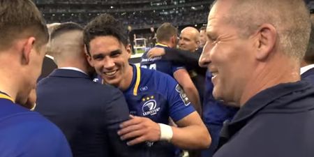 Stuart Lancaster’s first words to Joey Carbery after Leinster win show he can’t be allowed leave