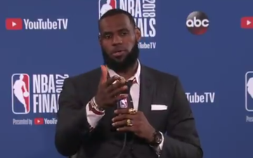 LeBron shuts down press conference abruptly after stupid question