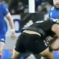 The high tackle that fractured Remy Grosso’s face in loss to New Zealand