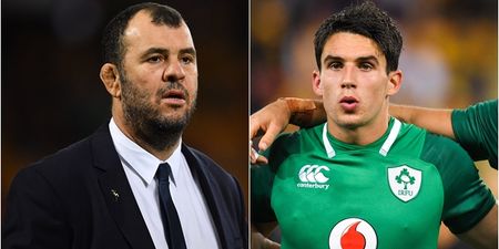 Michael Cheika’s post-match comments to Joey Carbery were spot on