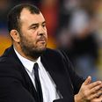 TV viewers got to see Michael Cheika’s very lucky charm during Ireland vs. Australia