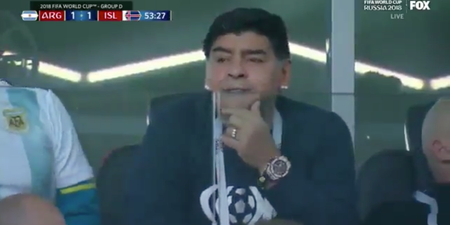 Diego Maradona reportedly makes ‘racist gesture’ during Argentina vs Iceland match