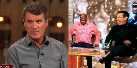 Roy Keane had his fellow pundits in stitches laughing after England comments