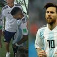 Marcos Rojo reveals what Lionel Messi said in his half-time team talk
