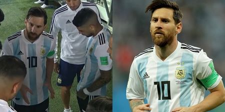 Marcos Rojo reveals what Lionel Messi said in his half-time team talk